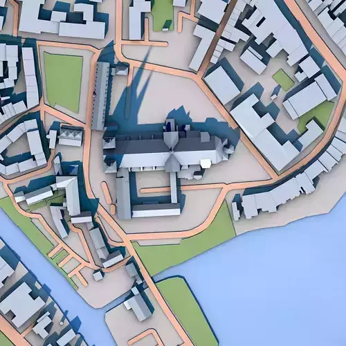 Lubeck Cathedral Germany 3D model 4