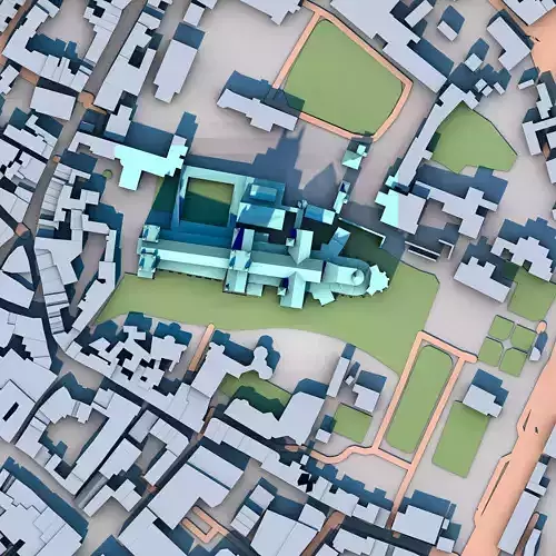 Canterbury Cathedral Great Britain 3D model 3