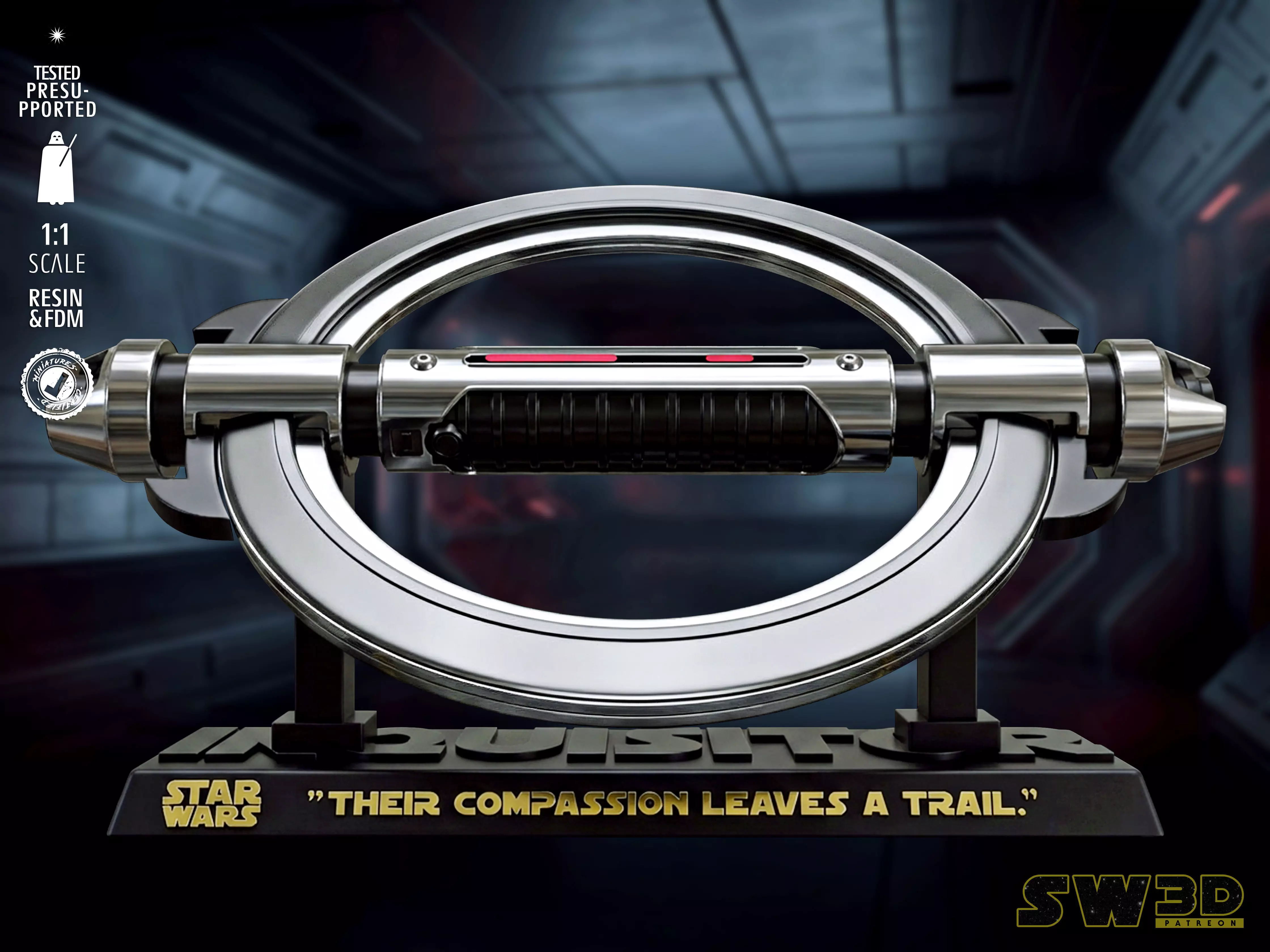 STAR WARS Grand Inquisitor Ligthsaber 3D print model