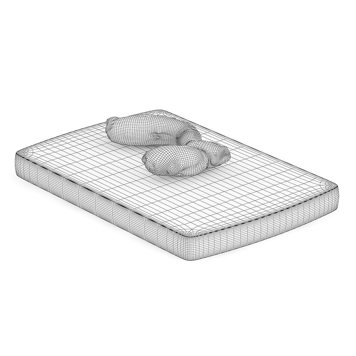 Sliced Ginger on Wooden Board 3D model_1