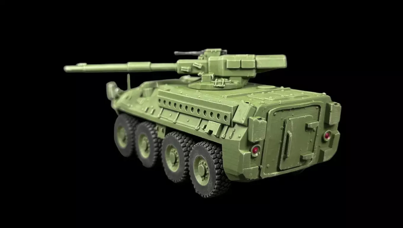 M1128 Stryker MGS 3DPrint STL 3MF Digital Model 3D print model