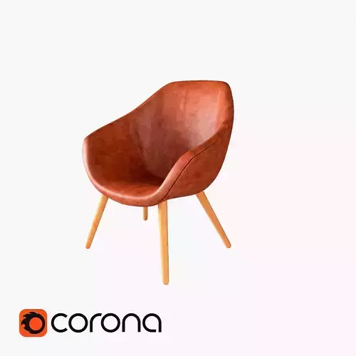 Calligaris leather armchair