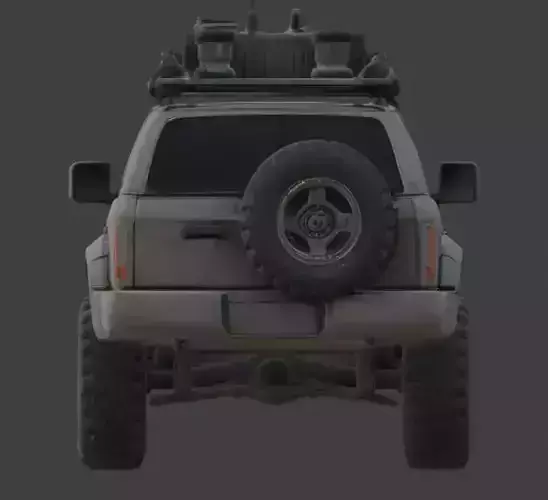Wasteland Survival Vehicle Collection Low-poly 3D model 5