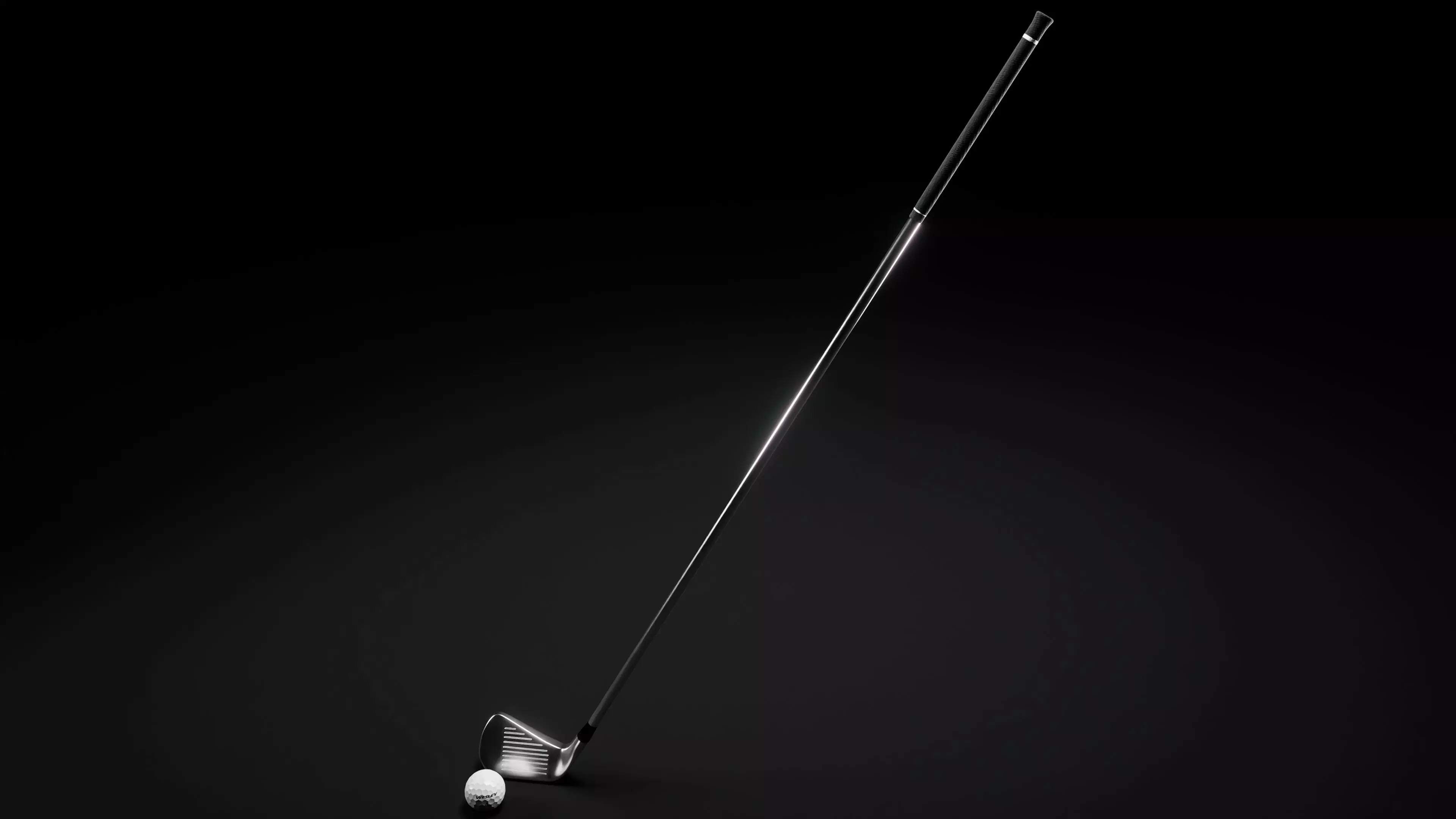 Golf Club Ball Low-poly 3D model