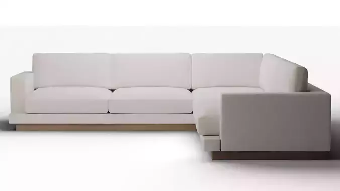 Tidal 3 Piece L Shaped Sectional Sofa