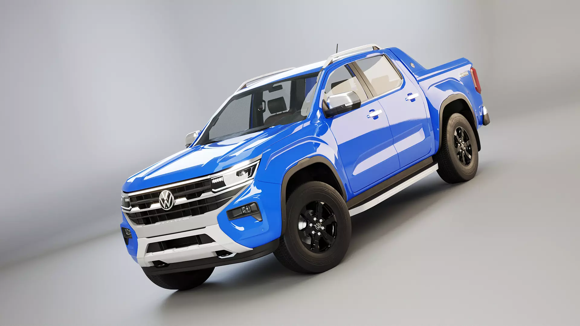 VW Amarok Adventura 2025 Low-poly 3D model
