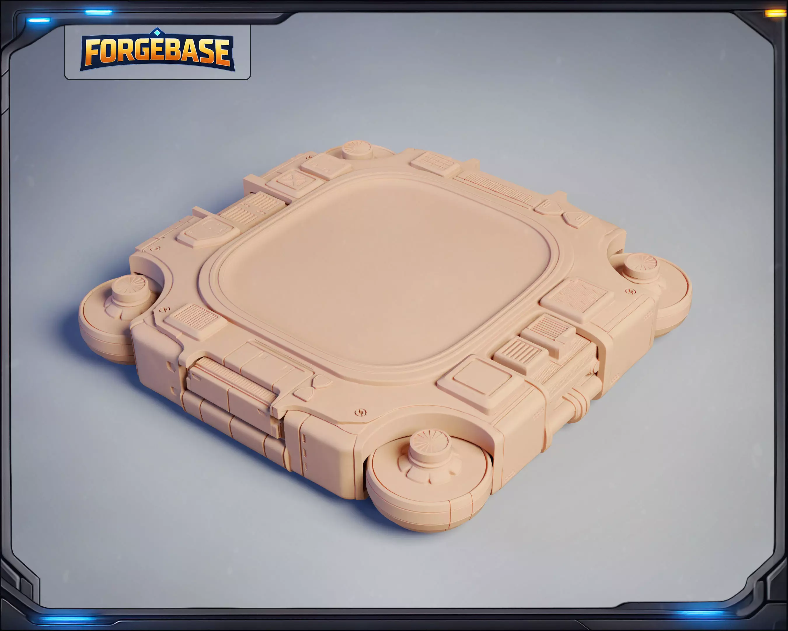Base SciFi 01 3D print model