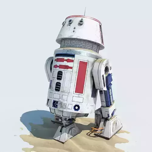 R5-D4  Droid Star Wars 3D model