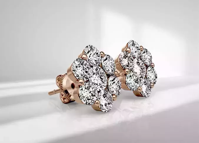 Stud earring Luna03