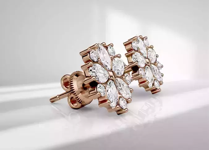 Stud earring Luna 5