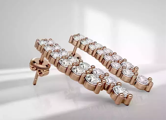Stud earring Luna 06