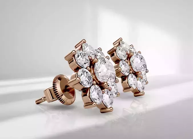 Stud earring Luna 07
