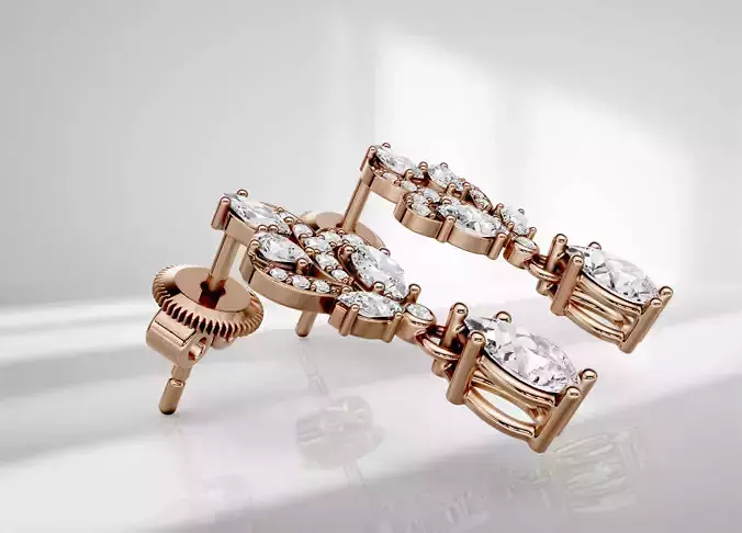 Stud earring Luna 08