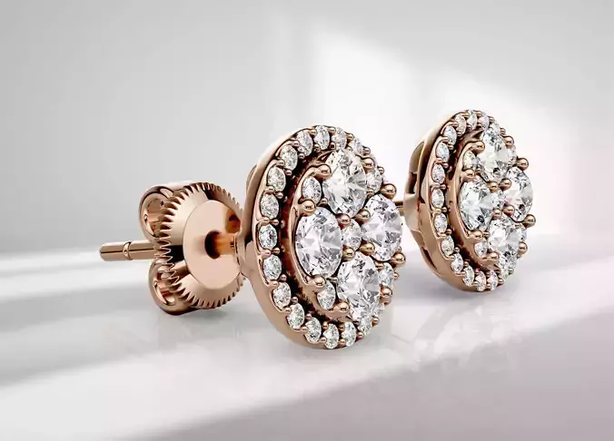 Stud earring Luna  013