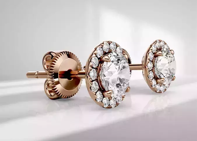 Stud earring Luna 014