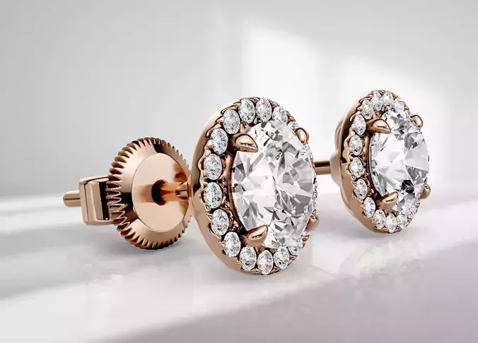 Stud earring Luna 015