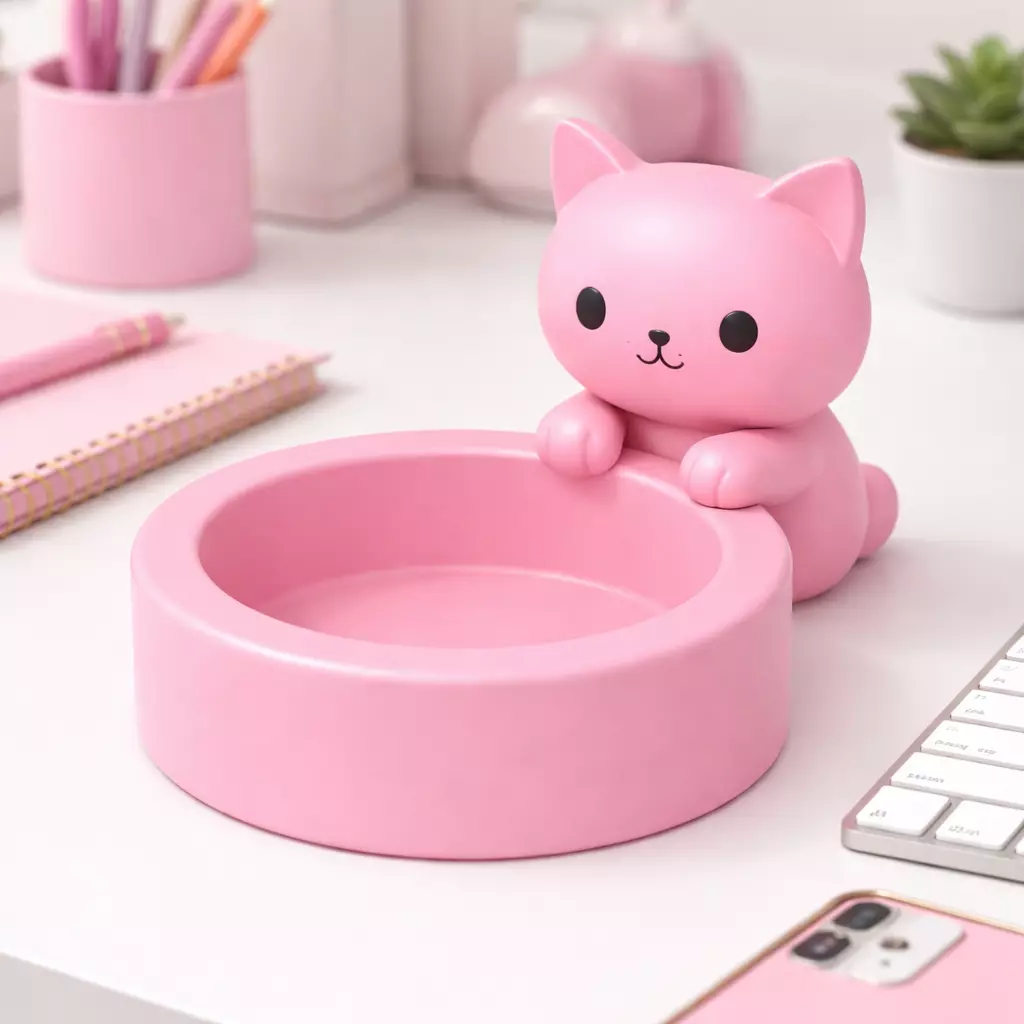 Cute Cat Holde Free 3D print model