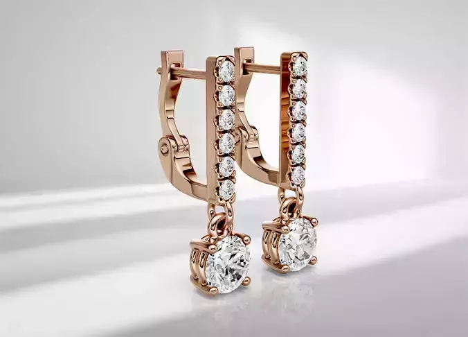 Stud earring Luna 018