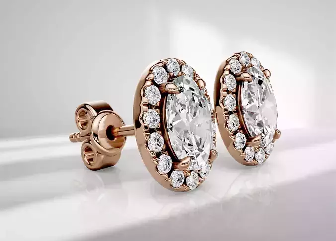 Stud earring Luna 020