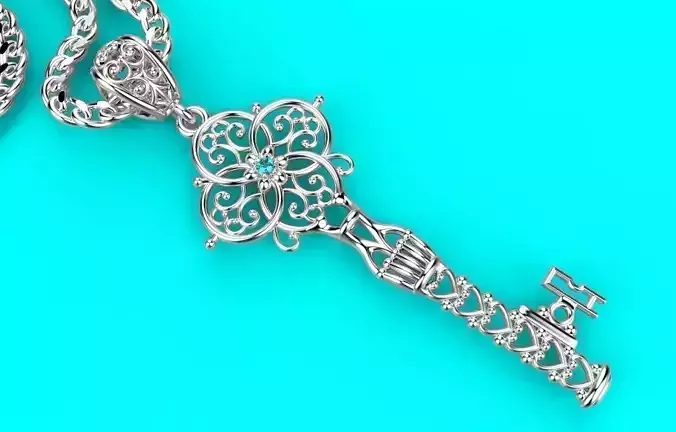 Necklace copy Tiffany end Co