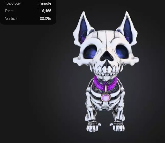Skull Pup 3D print model