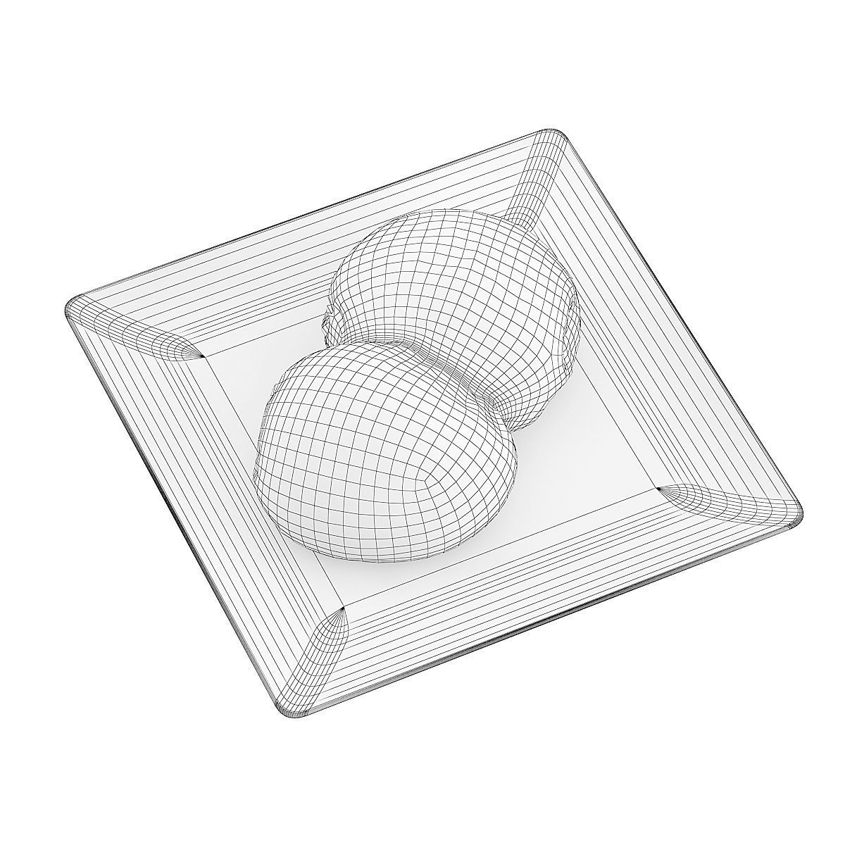 Double Bun with Poppy Seeds 3D model_5