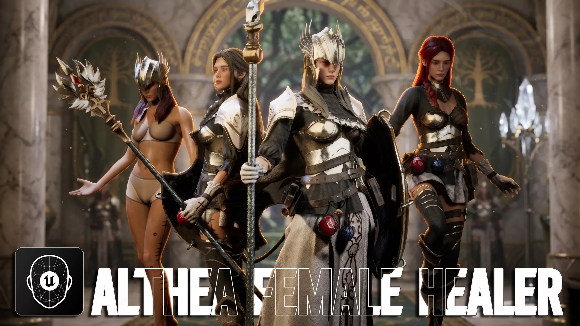 N5 Althea Female Healer 3D model