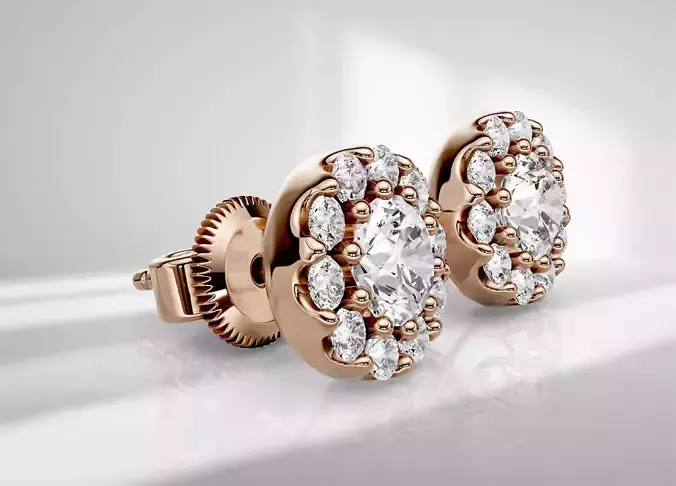 Stud earring Luna 022