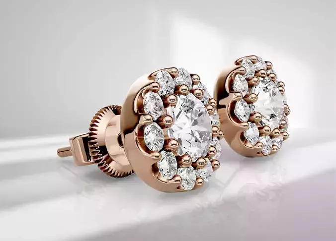 Stud earring  Luna 023