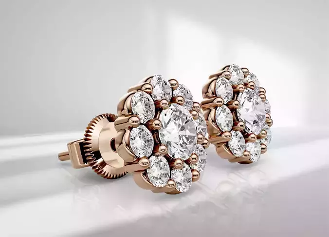Stud earring Luna 024