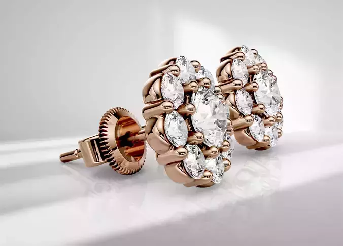 Stud earring Luna 025