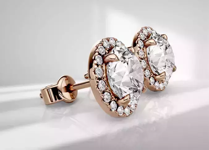 Stud earring Luna 027