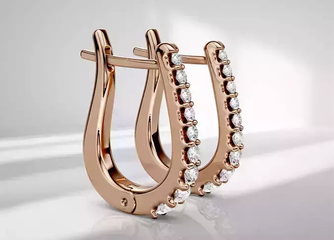 Stud earring Luna 031