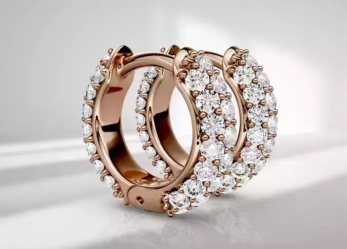 Stud earring Luna 032