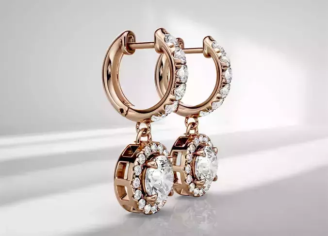 Stud earring Luna 033