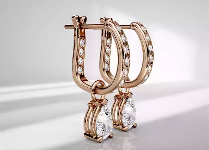 Stud earring Luna 034