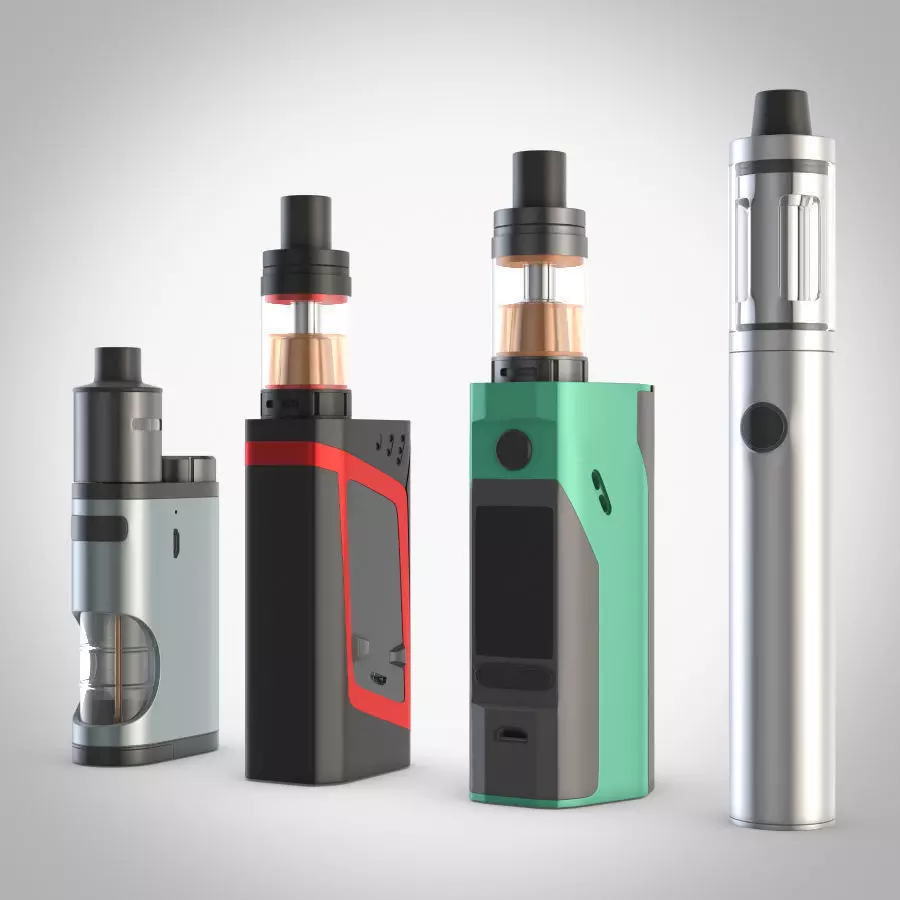 Electronic cigarettes four popular models vray 3D model_0