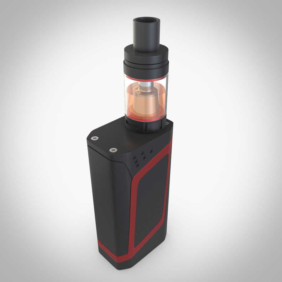 Electronic cigarettes four popular models vray 3D model_9