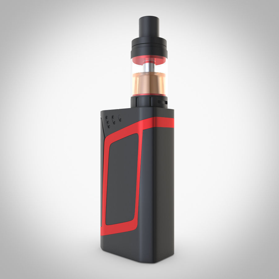 Electronic cigarettes four popular models vray 3D model_10