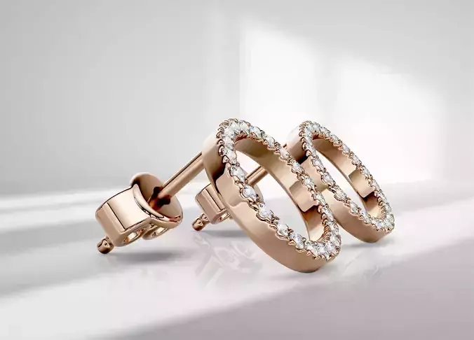 Stud earring Luna 038