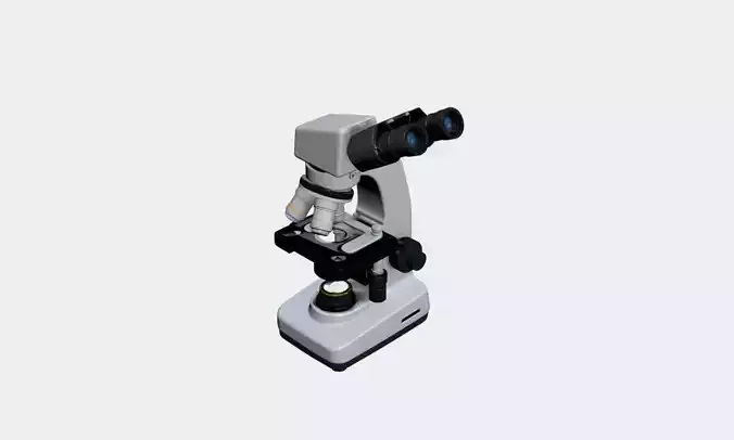 Microscope free 3D model | CGTrader