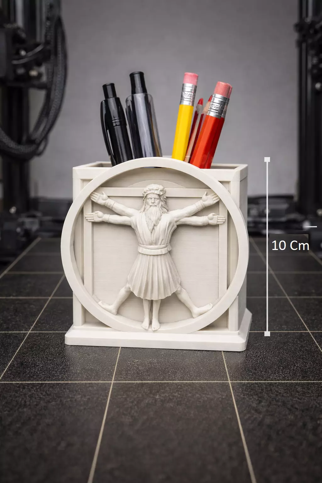 Desk organizer inspired by Da Vinci 3D print model