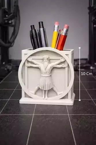Desk organizer inspired by Da Vinci