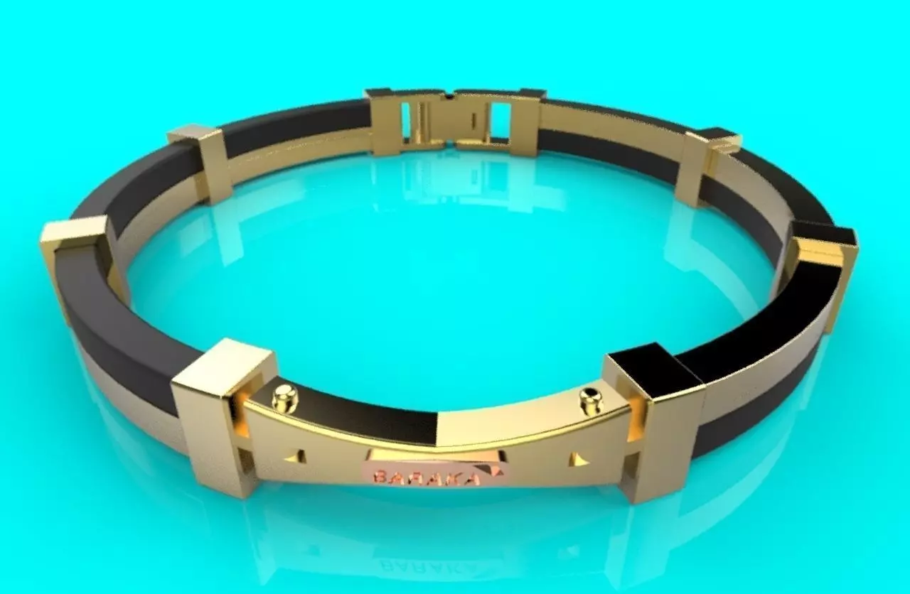 BARAKA bracelet copy 195 3D print model