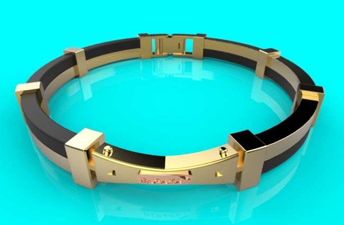 BARAKA bracelet copy 195 3D print model