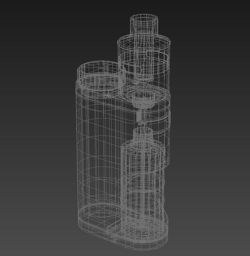 Eleaf Pico Squeeze electronic cigarette vray 3D model_10