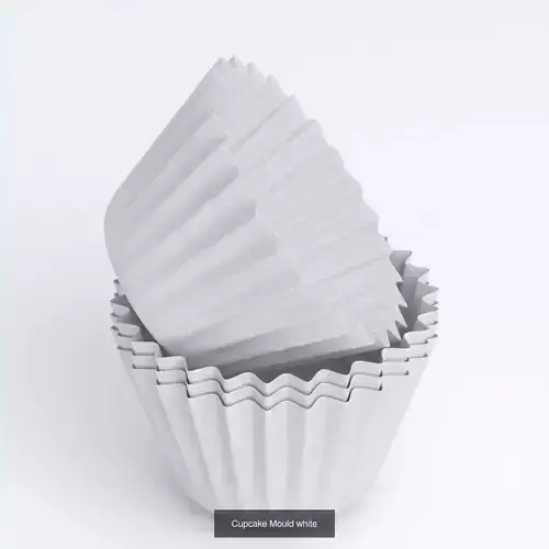 Cupcake Mould 3D Model Pack 7