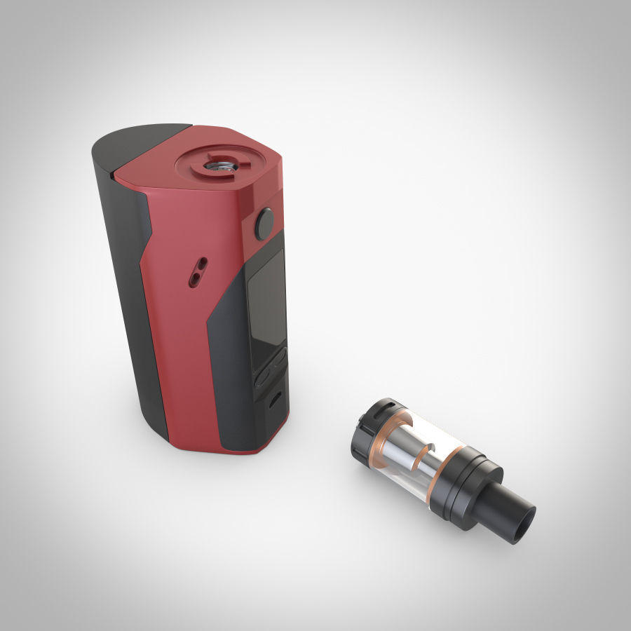 Wismec Reuleaux RX2 electronic cigarette vray 3D model_10