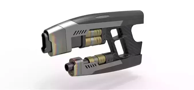 Star Lord Blaster from the movie Avengers Infinity war 2018 3D model