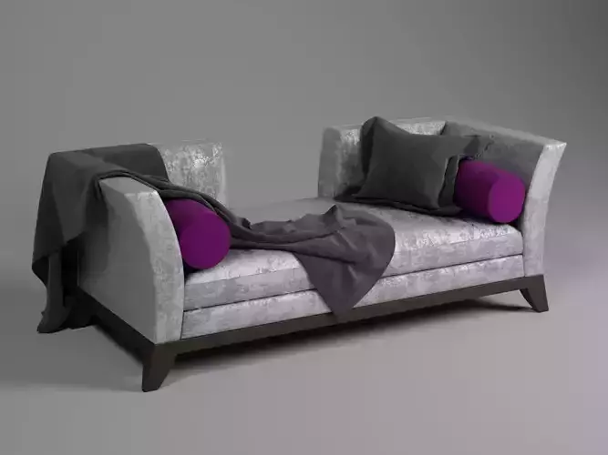 Sofa couch with pillows